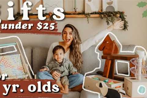 Top 10 GIFTS UNDER $25 for 1 YEAR OLDS | montessori + educational toys | gift guide 2020
