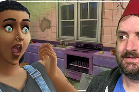 Starting with NO money can my Sim FLIP this Completely Trashed House? - House Flipper Challenge