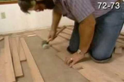 Hardwood Floor Expansion Gaps and Fitting Borders - Laying Hardwood Floors Part 5 of 8