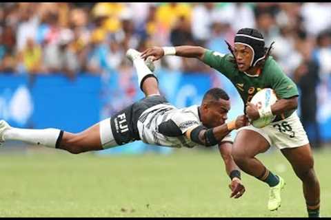 South Africa vs Fiji HSBC 7s Mens Rugby Semi Finals Try Highlights Sydney 2023
