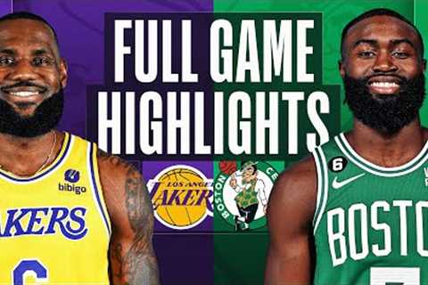 LAKERS at CELTICS | FULL GAME HIGHLIGHTS | January 28, 2023