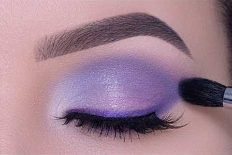 Lavender Soft Glam Eye Makeup Tutorial