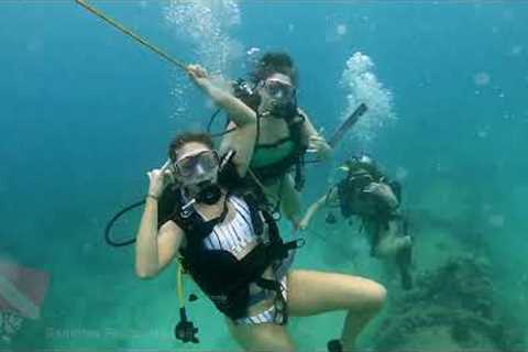 Canadian Girls First Scuba Diving - Vlog 783