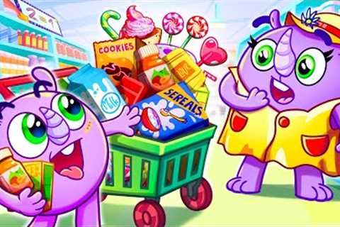 Grocery Store Song 🛒 | Funny Kids Songs 😻🐨🐰🦁 And Nursery Rhymes by Baby Zoo