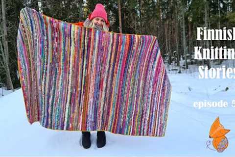 Finnish Knitting Stories - Episode 55: scrappy finished objects &amp; chatty Friday