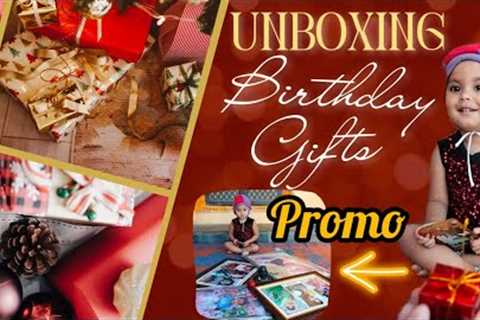 Birthday gifts Unboxing🎁 PROMO 🤩#short #gift #unboxing