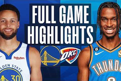 Golden State Warriors vs. Oklahoma City Thunder Full Game Highlights | Jan 30 | 2023 NBA Season