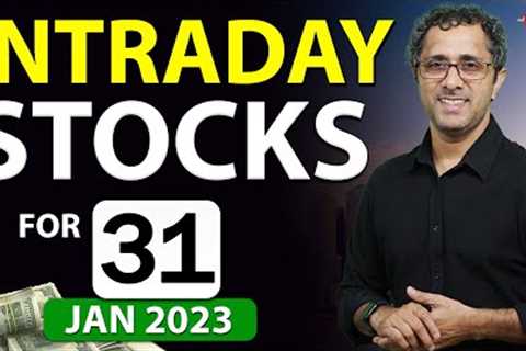 Intraday Stocks for Tomorrow || Intraday Stocks For 31 Jan || #india Stock Market #intradaytrading