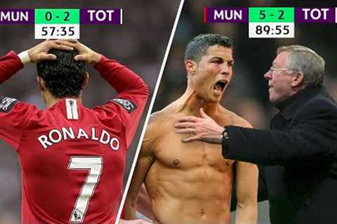 The Day Cristiano Ronaldo saved Alex Ferguson &amp; Manchester United
