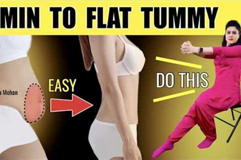 7 Days Reduce Your Belly Fat While Sitting At Home