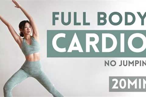 20 min Full Body Fat Burning Cardio (No Jumping) ~ Emi
