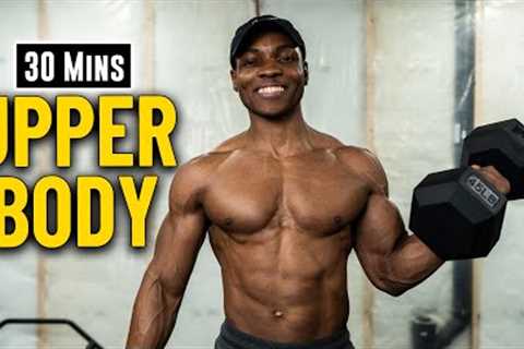 30 Minute Dumbbell Upper Body Workout | No Bench | Build Muscle #5