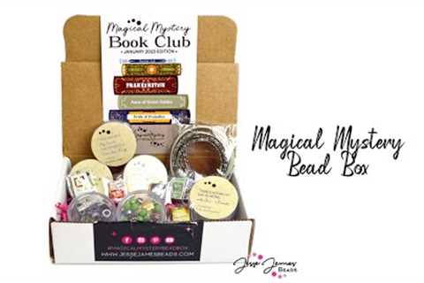 Magical Mystery Bead Box Unboxing January 2023 by @JesseJamesBeads! 📚📖📚📖