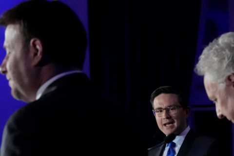 ‘Little coalition’ of Charest and Brown spar with Poilievre