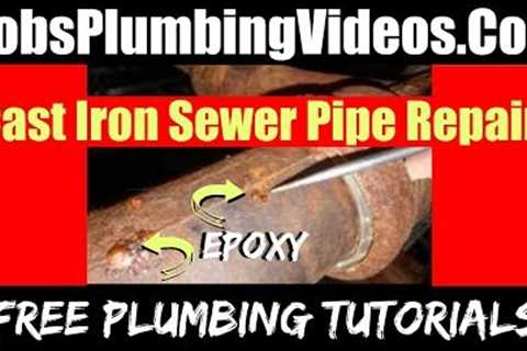 Cast Iron Sewer Pipe Repair Epoxy