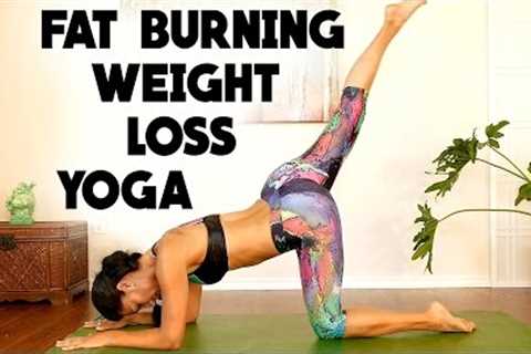 Yoga for Weight Loss &amp; Belly Fat, Complete Beginners Fat Burning Workout at Home, Exercise..