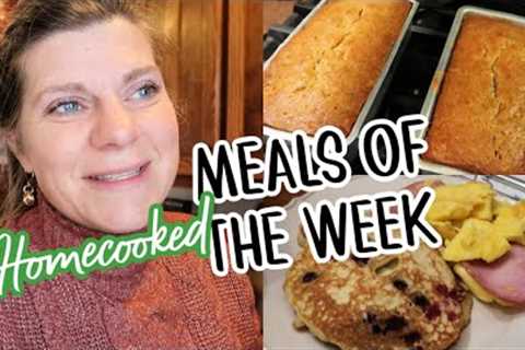 HOMECOOKED MEALS OF THE WEEK + DESSERTS | What Real Family Meals Look Like