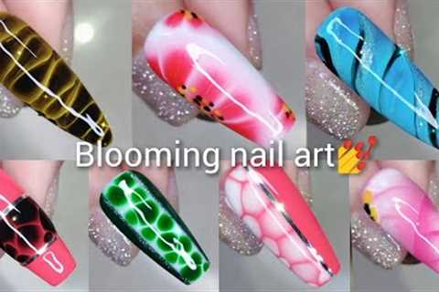 12+ Blooming gel nail art | Simple nail art designs❣️💅#nails #nailart #naildesign #nailpolish #nail