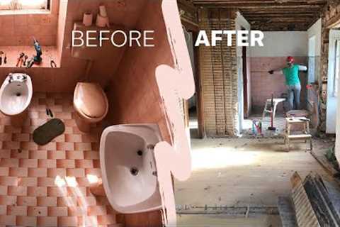 Ripping Out a 1990s Bathroom - Portugal Property Renovation