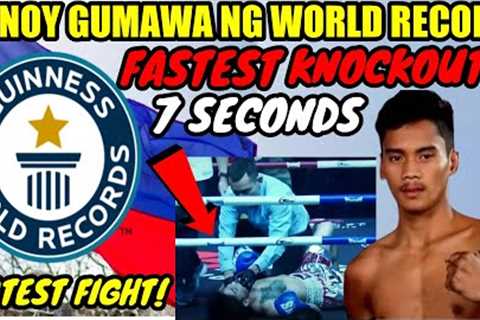 PINOY 7 SECONDS  FASTEST KNOCKOUT NG GUINNESS WORLD RECORD | LATEST ABF FLYWEIGHT CHAMPION