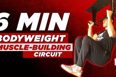 6 Minute Bodyweight Circuit Workout for More Muscle, Faster Results!