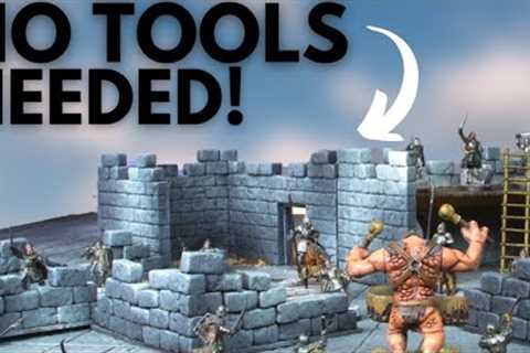 AMAZING modular foam ruins without ANY tools! | Perfect for Warhammer, MESBG and D&amp;D