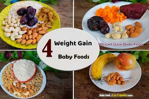 Baby Food || 4 Weight Gain &amp; Brain Development Baby food for 6+Months