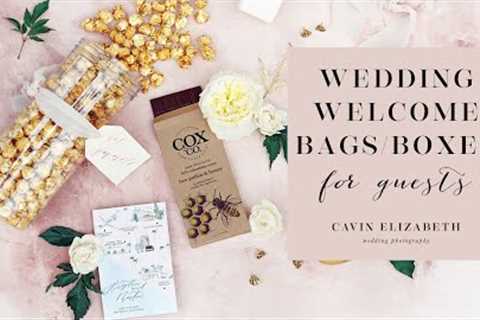 Wedding Welcome Bags + Welcome Boxes to Gift Your Guests