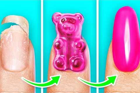 FROM NERD TO POPULAR || School Makeover And Manicure Tricks You Can Easily Repeat by 123GO! SCHOOL