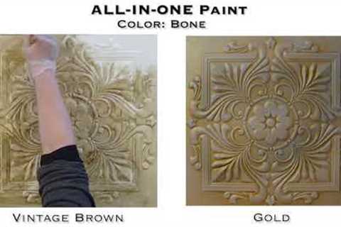 How to Age, Distress Painted Furniture using Antiquing Gel, &amp; Bone from ALL-IN-ONE Paint