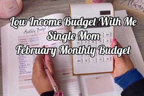 LOW INCOME BUDGET WITH ME|2023 Starting A Budget|Single Mom Budget|Budgeting Single Mom|Low Income