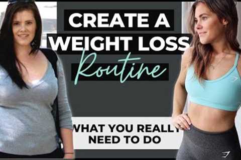 Create A Weight Loss Routine - Eat, Exercise &amp; Stay Motivated for Weight Loss 💫