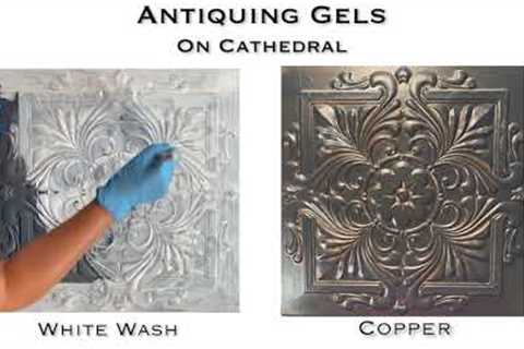 How to Age, Distress Painted Furniture using Antiquing Gel, &amp; Cathedral from ALL-IN-ONE Paint