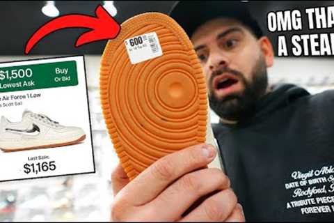 WTF I FOUND THEM!! CRAZY DEALS IN DALLAS SNEAKER SHOP!!