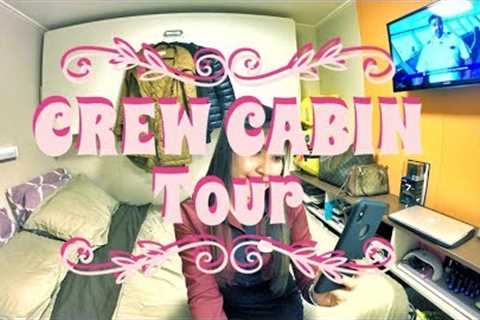 CRUISE SHIP CREW CABIN TOUR!  (Couple's Cabin)