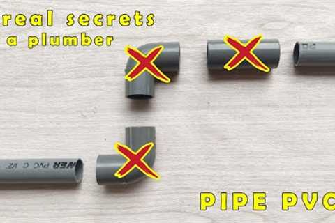 5 PVC pipe repair tricks and secrets that will take you to another level of work - Plumbing - PVC