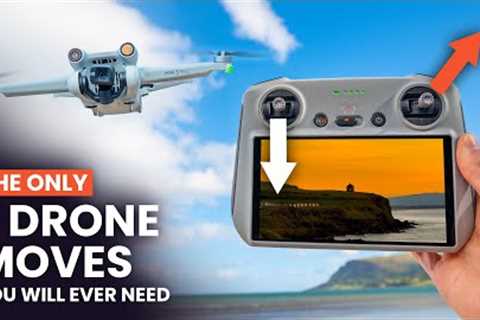 The ONLY 7 DRONE MOVES You Will Ever Need | DJI Mini 3 Pro &amp; Mini 2 Tips For Beginners