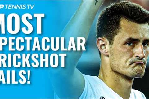 Most Spectacular Tennis Trickshot FAILS!