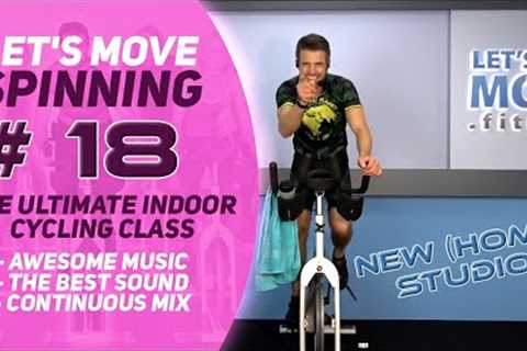 Intense Indoor Cycling Class With The BEST Sound; Let's Move Spinning #18