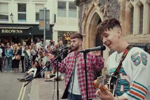 Man's World || Best Cover Ever Made || Street Performers