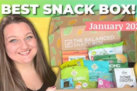 THE BALANCED COMPANY SNACK BOX | Honest Review &amp; Taste Test | Healthy Snacking Subscription..
