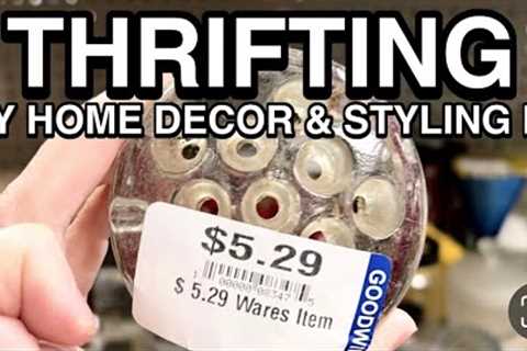 THRIFTING HOME DECOR AND STYLING IT!