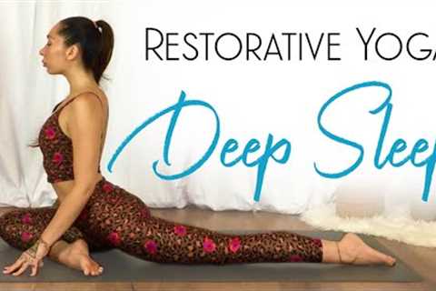 20 Minute Restorative Yoga ( BEST Yoga for DEEP SLEEP )