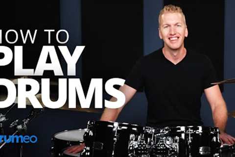 How To Play Drums (Beginner Drum Lesson)