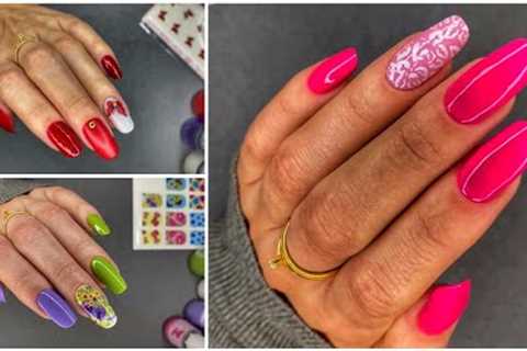 new simple &amp; easy nail art designs at home 2022 // girls must watch this video 😍😍..