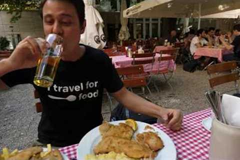 THE ULTIMATE German Food Tour - Schnitzel and Sausage in Munich, Germany!