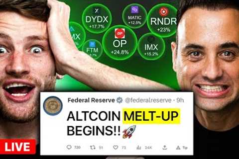 The FED Just Started This Altcoin Melt-Up!