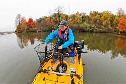 Fall Kayak Fishing on Kiser Lake with Billi and Alex