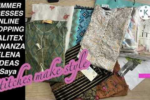 My New Dresses Online Shopping Salitex,Bonanza Satrangi,Ideas Gulahmed,Elena
