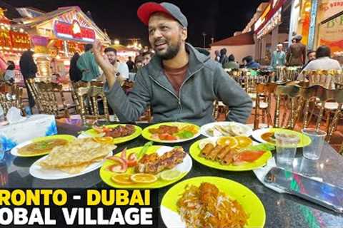 Street Food in Dubai, Global Village | Canada DXB Karachi | Indian &amp; Thai Food | Bundu Khan..